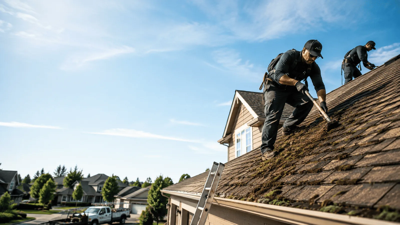 Roof Moss Removal in Bison, KS near me